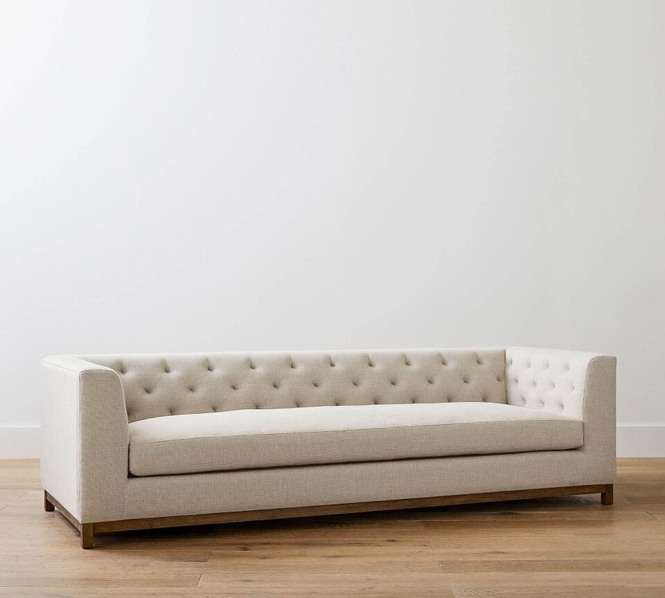 Henley Tufted Upholstered Sofa Collection Pottery Barn Australia